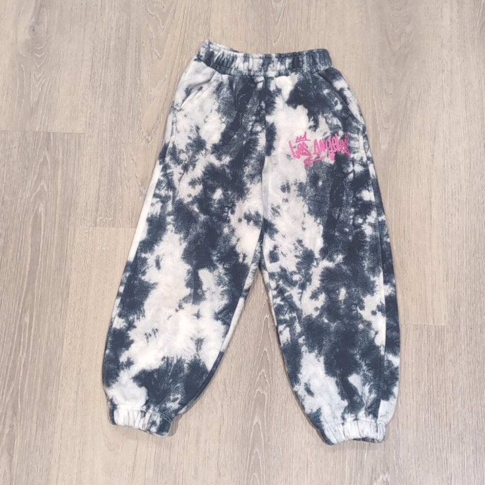 Zara kids joggers grey  marble effect ize 6
